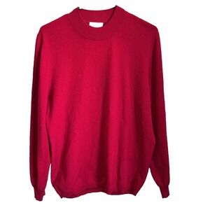 Judy Turner Open Knit Asymmetric Cashmere Sweater Pink Small